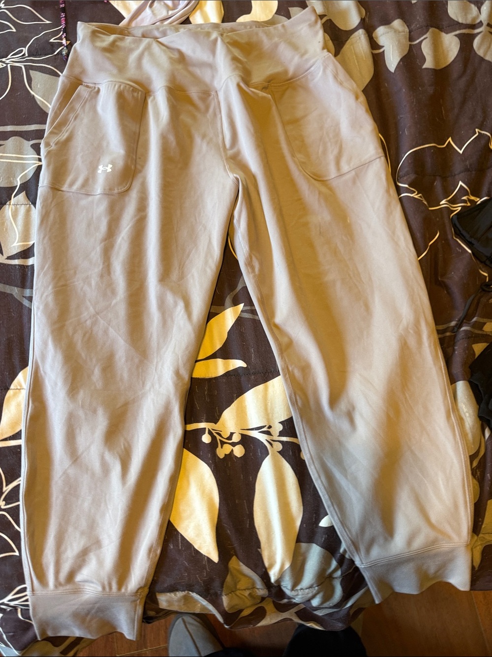 Under Armour Light Tan Athletic Joggers